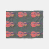 Polaire Couverture impressionniste de violoncelle (Devant (Horizontal))