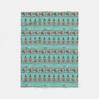 Polaire Couverture indienne d'ouatine de cabine