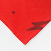 Polaire Couverture instantanée rouge d'ouatine (Coin)