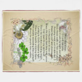 Polaire Couverture irlandaise d'ouatine de bénédiction de (Devant (Horizontal))