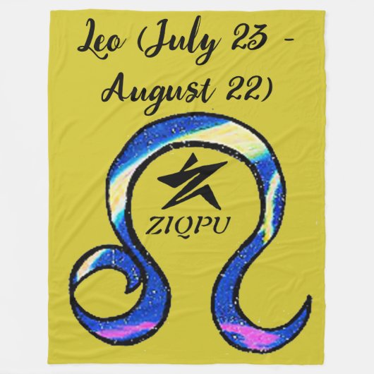 Polaire Couverture jetée Léo (Devant)