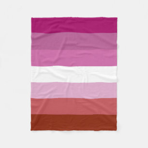 Polaire Couverture lesbienne d'ouatine de drapeau