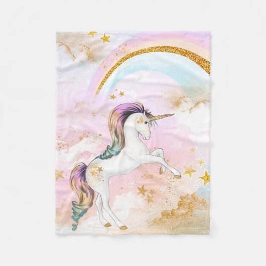 Polaire Couverture Licorne (Devant)
