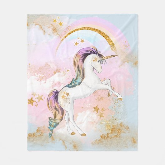 Polaire Couverture Licorne (Devant)