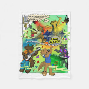 Polaire Couverture LOUP GAROU