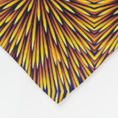 Polaire Couverture Mandala Tournesol Doré ADOM (Coin)