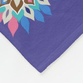 Polaire Couverture Mandala Violet 60 x 80 (Coin)