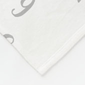 Polaire Couverture mensuelle florale de bébé de photo (Coin)