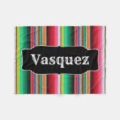 Polaire Couverture mexicaine de Serape d'Espagnol fait sur (Devant (Horizontal))