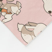 Polaire Couverture mignonne de lapin (Coin)