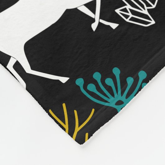 Polaire Couverture mignonne de licorne (Coin)