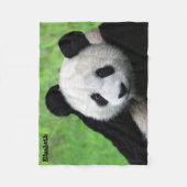 Polaire Couverture mignonne de panda géant (Devant)