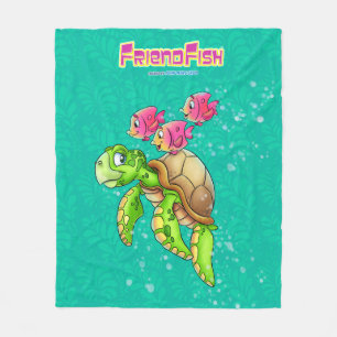 Polaire Couverture mignonne de tortue