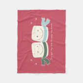 Polaire Couverture mignonne de vacances d'hiver d'amour de (Devant)