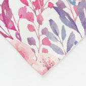 Polaire Couverture mignonne d'ouatine de Flamant rose (Coin)