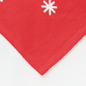 Polaire Couverture mignonne d'ouatine de renne de Noël (Coin)