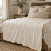Polaire Couverture minimale en molleton Ivory Glow