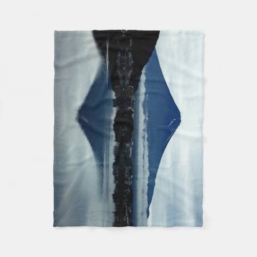 Polaire Couverture molle confortable d'ouatine du mont (Devant)