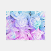 Polaire Couverture molle de beurre d'ouatine de roses (Devant (Horizontal))