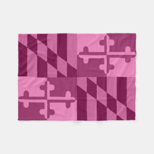 Polaire Couverture monochromatique de drapeau du Maryland