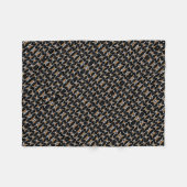 Polaire Couverture mosaïque sombre ADOM (Devant (Horizontal))