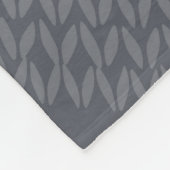 Polaire Couverture Motif de noeud de câble et de cygne (Coin)