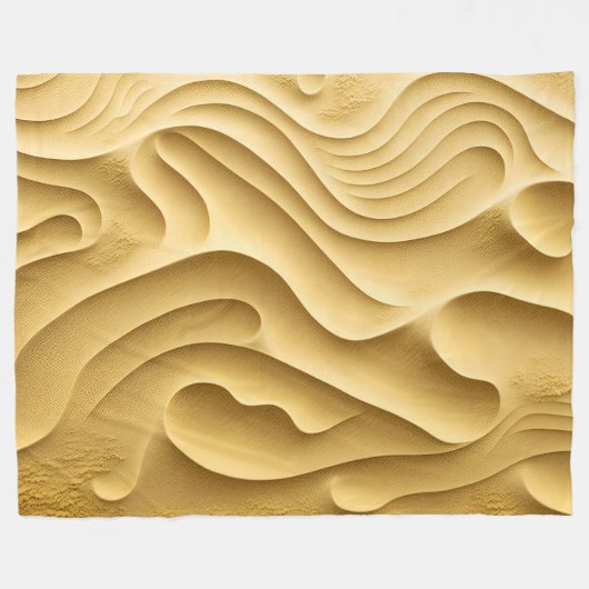 Polaire Couverture motif de sable (Devant (Horizontal))