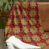 Polaire Couverture Motif dynamique Kaleidoscope Starburst
