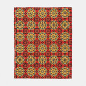 Polaire Couverture Motif dynamique Kaleidoscope Starburst (Devant)