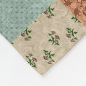 Polaire Couverture Motif en Patchwork floral (Coin)