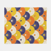 Polaire couverture motif japon kimono (Devant (Horizontal))