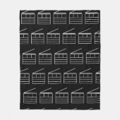 Polaire Couverture moyenne d'ouatine de bardeau (Devant)