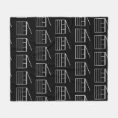 Polaire Couverture moyenne d'ouatine de bardeau (Devant (Horizontal))