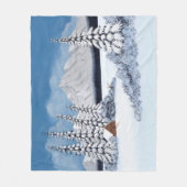 Polaire Couverture Moyenne en Molleton pour l'Hiver enneig (Devant)