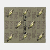 Polaire Couverture moyenne nommée faite sur commande (Devant (Horizontal))