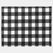 Polaire Couverture noire et blanche d'ouatine de contrôle (Devant (Horizontal))