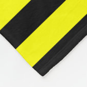 Polaire Couverture noire et jaune d'ouatine de motif de (Coin)