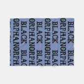 Polaire Couverture noire orpheline (Devant (Horizontal))
