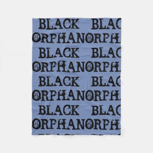 Polaire Couverture noire orpheline (Devant)