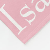 Polaire Couverture Nom répété (Coin)