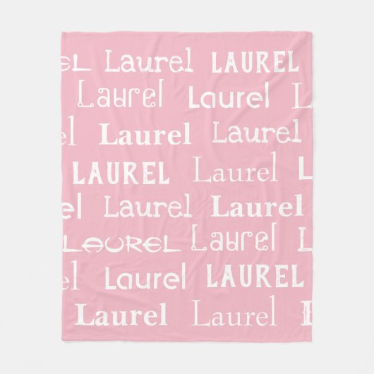 Polaire Couverture nommée répétée (Devant)