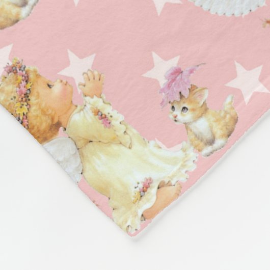 Polaire Couverture numéro deux d'ouatine de fille d'ange (Coin)