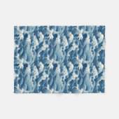 Polaire Couverture Ocean Waves (Devant (Horizontal))