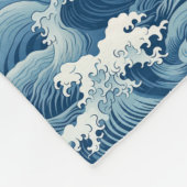 Polaire Couverture Ocean Waves (Coin)