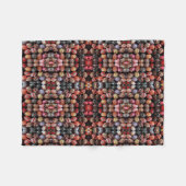 Polaire Couverture Œufs de Pâques Peints (Devant (Horizontal))
