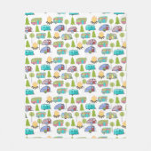 Polaire Couverture orientée d'ouatine de campeur (Devant)