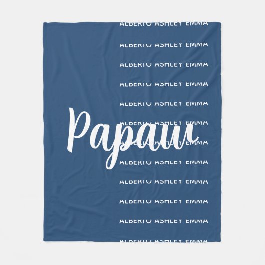 Polaire Couverture Papaw, Cadeau Papaw pour couverture de (Devant)