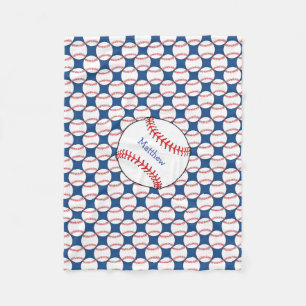 Polaire Couverture patriotique d'ouatine de base-ball
