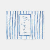 Polaire Couverture personnalisable peinte de rayures (Devant (Horizontal))