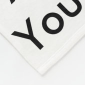 Polaire Couverture personnalisée customisée de bébé (Coin)